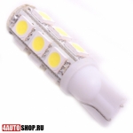   Светодиодная автолампа W5W 13 LED SMD5050 (2шт.)