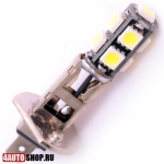   Светодиодная автолампа H1 9 LED SMD5050 Black Dled (2шт.)